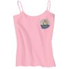 Juniors 1x1 Rib Spaghetti Strap Tank Thumbnail