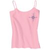 Juniors 1x1 Rib Spaghetti Strap Tank Thumbnail