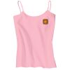 Juniors 1x1 Rib Spaghetti Strap Tank Thumbnail