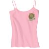 Juniors 1x1 Rib Spaghetti Strap Tank Thumbnail