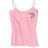 Juniors 1x1 Rib Spaghetti Strap Tank Thumbnail