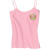 Juniors 1x1 Rib Spaghetti Strap Tank Thumbnail