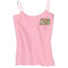 Juniors 1x1 Rib Spaghetti Strap Tank Thumbnail
