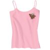 Juniors 1x1 Rib Spaghetti Strap Tank Thumbnail