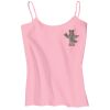 Juniors 1x1 Rib Spaghetti Strap Tank Thumbnail