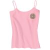 Juniors 1x1 Rib Spaghetti Strap Tank Thumbnail