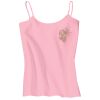 Juniors 1x1 Rib Spaghetti Strap Tank Thumbnail