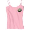 Juniors 1x1 Rib Spaghetti Strap Tank Thumbnail