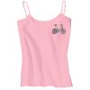 Juniors 1x1 Rib Spaghetti Strap Tank Thumbnail