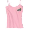 Juniors 1x1 Rib Spaghetti Strap Tank Thumbnail