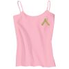 Juniors 1x1 Rib Spaghetti Strap Tank Thumbnail