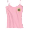 Juniors 1x1 Rib Spaghetti Strap Tank Thumbnail