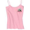 Juniors 1x1 Rib Spaghetti Strap Tank Thumbnail