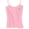 Juniors 1x1 Rib Spaghetti Strap Tank Thumbnail