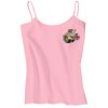 Juniors 1x1 Rib Spaghetti Strap Tank Thumbnail