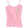 Juniors 1x1 Rib Spaghetti Strap Tank Thumbnail