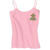 Juniors 1x1 Rib Spaghetti Strap Tank Thumbnail