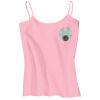 Juniors 1x1 Rib Spaghetti Strap Tank Thumbnail
