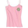 Juniors 1x1 Rib Spaghetti Strap Tank Thumbnail