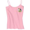 Juniors 1x1 Rib Spaghetti Strap Tank Thumbnail