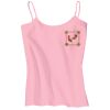 Juniors 1x1 Rib Spaghetti Strap Tank Thumbnail