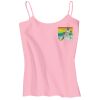 Juniors 1x1 Rib Spaghetti Strap Tank Thumbnail