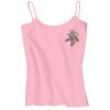 Juniors 1x1 Rib Spaghetti Strap Tank Thumbnail