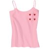 Juniors 1x1 Rib Spaghetti Strap Tank Thumbnail