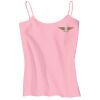 Juniors 1x1 Rib Spaghetti Strap Tank Thumbnail