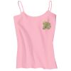 Juniors 1x1 Rib Spaghetti Strap Tank Thumbnail