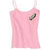 Juniors 1x1 Rib Spaghetti Strap Tank Thumbnail