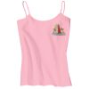Juniors 1x1 Rib Spaghetti Strap Tank Thumbnail