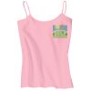 Juniors 1x1 Rib Spaghetti Strap Tank Thumbnail