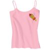 Juniors 1x1 Rib Spaghetti Strap Tank Thumbnail