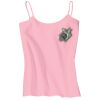 Juniors 1x1 Rib Spaghetti Strap Tank Thumbnail