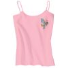 Juniors 1x1 Rib Spaghetti Strap Tank Thumbnail
