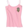 Juniors 1x1 Rib Spaghetti Strap Tank Thumbnail