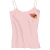 Juniors 1x1 Rib Spaghetti Strap Tank Thumbnail