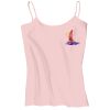 Juniors 1x1 Rib Spaghetti Strap Tank Thumbnail
