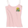 Juniors 1x1 Rib Spaghetti Strap Tank Thumbnail