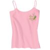 Juniors 1x1 Rib Spaghetti Strap Tank Thumbnail