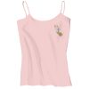 Juniors 1x1 Rib Spaghetti Strap Tank Thumbnail