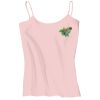 Juniors 1x1 Rib Spaghetti Strap Tank Thumbnail