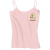 Juniors 1x1 Rib Spaghetti Strap Tank Thumbnail