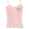Juniors 1x1 Rib Spaghetti Strap Tank Thumbnail