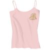 Juniors 1x1 Rib Spaghetti Strap Tank Thumbnail