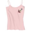 Juniors 1x1 Rib Spaghetti Strap Tank Thumbnail