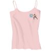Juniors 1x1 Rib Spaghetti Strap Tank Thumbnail