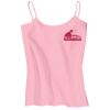 Juniors 1x1 Rib Spaghetti Strap Tank Thumbnail