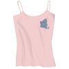 Juniors 1x1 Rib Spaghetti Strap Tank Thumbnail